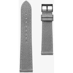 STERNGLAS - STRAP - Capra hellgrau - schwarz / 20 MM