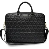 GUESS Computer Bag Quilted 38,10cm 15" - black (GUCB15QLBK)