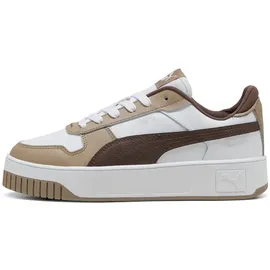 Puma Carina Street Plateau Damen Weiß/Braun/Bronze 42