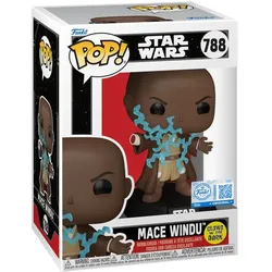 Funko - POP! - Star Wars: Revenge of the Sith - Mace Windu Electricity Glow Vinyl