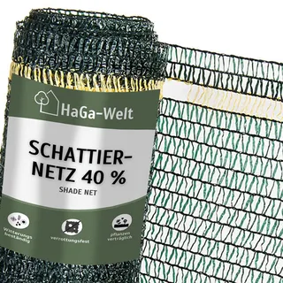 Haga® Schattiernetz 40% 3m Breite (Meterware)