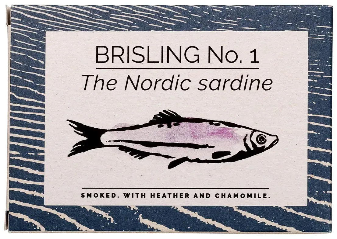 FANGST BRISLING No. 1 die nordische Sardine geräuchert mit Heidekraut & Kamille