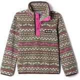 Columbia HelvetiaTM Ii Printed Snap Fleece Mit Halbem Reißverschluss - Pink Ice - 8 Jahre