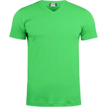 Clique Basic V-Neck T-Shirt apfelgrün S
