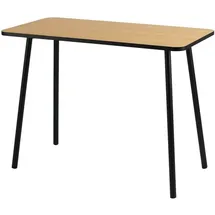 Paperflow Schreibtisch easyHome HOPM 100 x 50 cm Buche Nachbildung