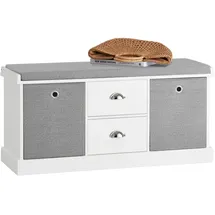 SoBuy FSR66 100 x 50 x 35 cm grau / grau