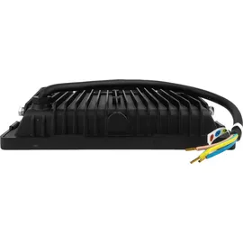 Gtv Außenstrahler Aluminium, Glas 50 W 4000 lm wetterfest IP65 schwarz