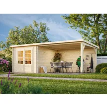Palmako Ella 6,14 x 3,40 m grau Doppeltür