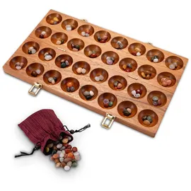 Logoplay Hus Spiel mit Metallverschlüssen Bao Kalaha Mancala