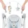 Kinderkraft - Babyschaukel SWINGEE mit Melodie, grau, 4xAAA/230V - Grau