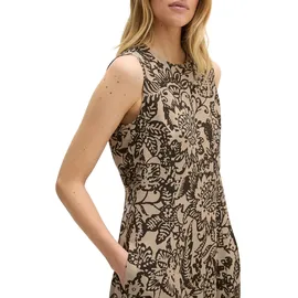 Marc O'Polo Druckkleid Midi Braun/Schwarz 38