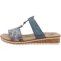 ROMIKA Softrelax Slipper, Farbe:Sky-Multi, Größe:39 - 39 EU
