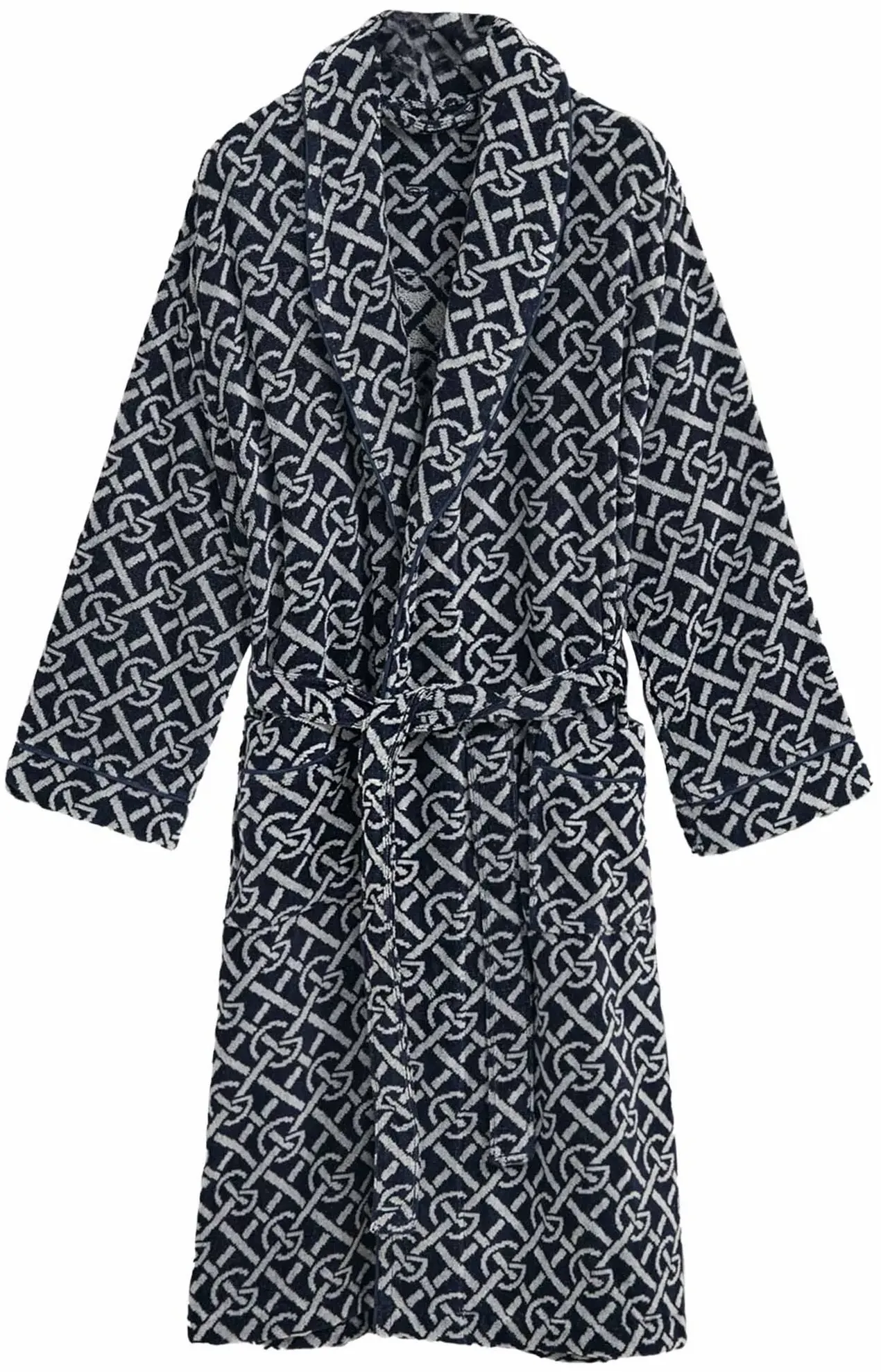 Gant Bademantel »Bademantel G-PATTERN ROBE« Gant Blau XXL