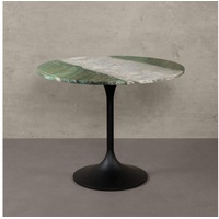 MAGNA Atelier Esstisch Tokio mit exklusiver Marmor Tischplatte, Küchentisch, Dining Table, seltener Naturstein, Unikat, 96x76cm grün