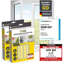 EasyMaxx Insektenschutz Fenster 130 x 150 cm Weiß