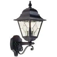 Elstead Lighting Norfolk Up Wandleuchte, E27, NR1-BLK,
