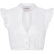 Nübler Dirndlbluse Carla Gelb/Weiß 36
