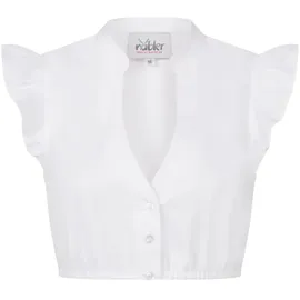 Nübler Dirndlbluse Carla Gelb/Weiß 36