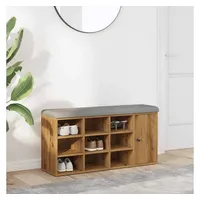 VidaXL Schuhbank Artisan-Eiche 102x32x50 cm Holzwerkstoff