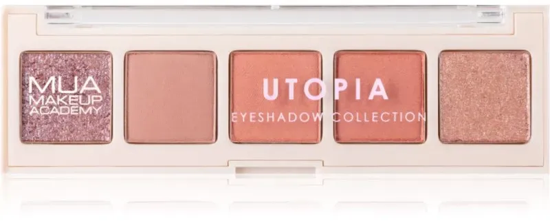 MUA Makeup Academy Eyeshadow Collection 5 Shade Palette Lidschattenpalette Farbton Utopia 3.8 g