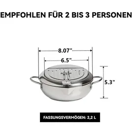 gevvnss Frittiertopf 20 cm rund