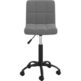 vidaXL Bürostuhl Samt dunkelgrau