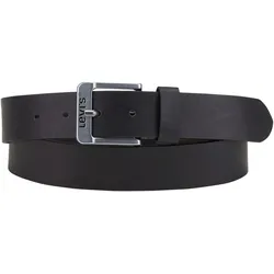 Ledergürtel LEVI'S, Damen, Gr. 95, schwarz, Rindsleder, unifarben, Gürtel