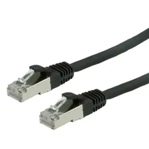 Value Patchkabel Cat.6 (Class E) S/FTP (PiMF), LSOH, schwarz, 5 m
