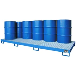 Auffangwanne 10 lackiert RAL5012 Lichtblau Umwelt Lagertechnik