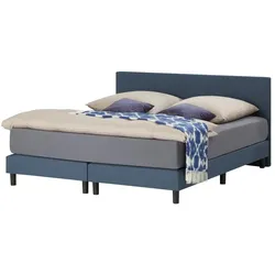 Boxspringbett  Cisano ¦ blau ¦ Maße (cm): B: 160 H: 91