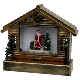 sigro LED Haus mit Santa