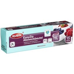 RUBIN Gefrierbeutel 4305615453781 transparent 1,0 l