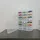 Kruzzel Sammlervitrine Polypropylen zu 46 Fächen 33x 25 x 8,5 cm - Setzkasten für Ihre Sammlung - Organisation Schaukasten für Autos - Matchbox ... - Transparent