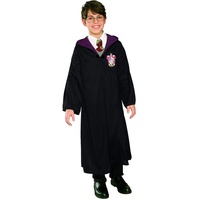 Rubies Harry Potter Klassisches Kostüm für Jungen und Mädchen, Unisex-Tunika mit Kapuze, mit bedrucktem Gryffindor-Abzeichen, Magier Hogwarts, offizielles Lizenzprodukt Warner Bros