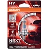 Night Breaker Laser H7, +150% mehr Helligkeit, Halogen-Scheinwerferlampe, 64210NL-01B, 12V PKW, Single Blister (1 Lampe)