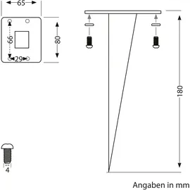 ledscom.de Garten-Erdspieß für PODEL