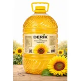 Derik Sonnenblumenöl 10L – Reines Sonnenblumenöl, Vegan, Für Kalte & Warme Küche, PET-Flasche
