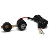 Albrecht Doppel-USB Steckdose Motorrad 12-24 Volt Schwarz 1 St.