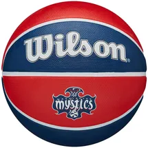 Wilson WNBA Team Tribute Basketball, Mit Präzisionskanälen für außergewöhnlichen Grip, Vielseitige Oberfläche, Team: Washington Mystics, Farbe: Royal, Größe: 6