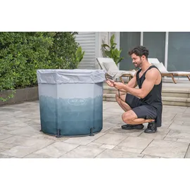 BESTWAY Lay-Z-Spa Eisbad Glacial Dip mit Filterpumpe Ø 90 x 80 cm