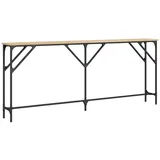 vidaXL Konsolentisch Sonoma-Eiche 180x23x75 cm Holzwerkstoff