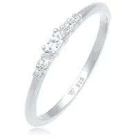 Elli Ring 925 Sterling Silber Verlobungsring in Silber | Gr.: 54