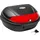Tectake Motorradkoffer 48 l Schwarz