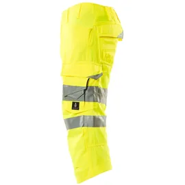 Mascot Dreiviertel-Hose mit Knietaschen, Kl. 2 Dreiviertel-Hose Größe C52, hi-vis gelb