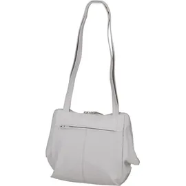 Voi Jeans Frederike Schultertasche Leder Grau/Silver