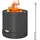 Outsunny Feuerschale Ø 45 cm Schwarz