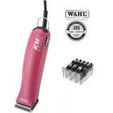 Hunde Schermaschine Wahl Profiline KM2 + 8 Metallaufsätze. 2 Speed, 45 Watt