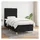 vidaXL Boxspringbett 100 x 200 cm Schwarz