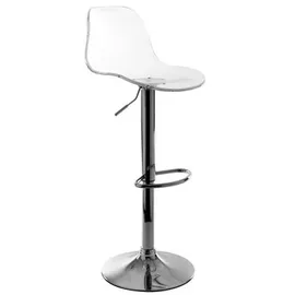 miliboo Design-Barhocker transparent 2er-Set GALILEO