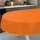 ANRO Wachstuch-Tischdecke abwaschbar Oval 200 x 140 cm Orange